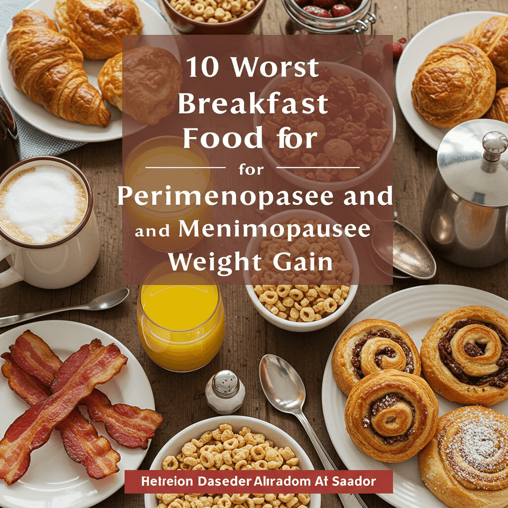 Download 10 Worst Breakfast Foods for Perimenopause and Menopause Weight Gain